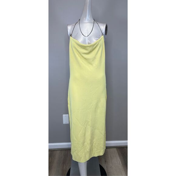 Bottega Veneta Chain-Link Halter Midi-Dress Size M $2900 - Picture 4 of 10